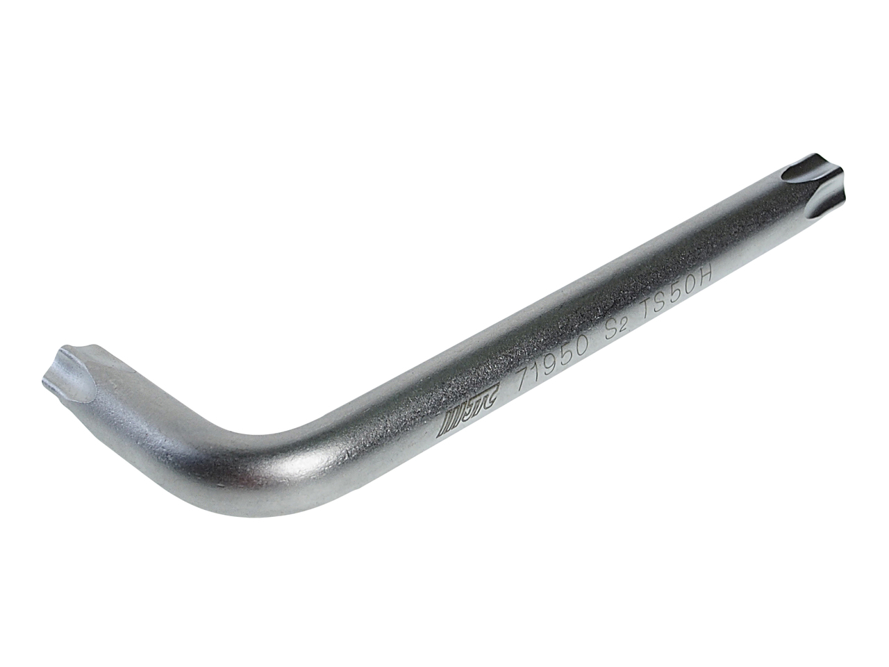JTC-71950 - Ключ TORX Г-образный TS50H 5-гранный L=95мм JTC - 
Материал: S2.
Размер: TS50H.
Длина: 95 мм.
Ширина: 32 мм.
Количество шт. в упаковке: 10.
