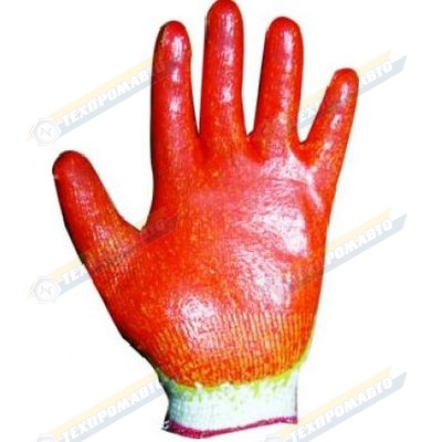 Перчатки трикожные с дв.латексным покрытием"ЛЮКС" (712-977)