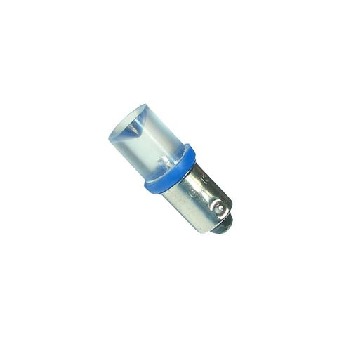 Автолампа T4W (BA9s) АМН LED CONE BLUE 5лм   12V MEGAPOWER /100 /1000