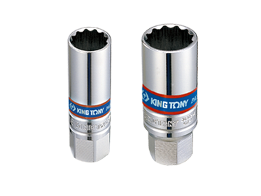 Головка свечная двенадцатигранная 3/8", 21 мм king tony 363021