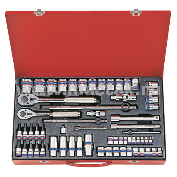 1/4”, 3/8”, 1/2”  комплект  торцевых головок 9563MR01