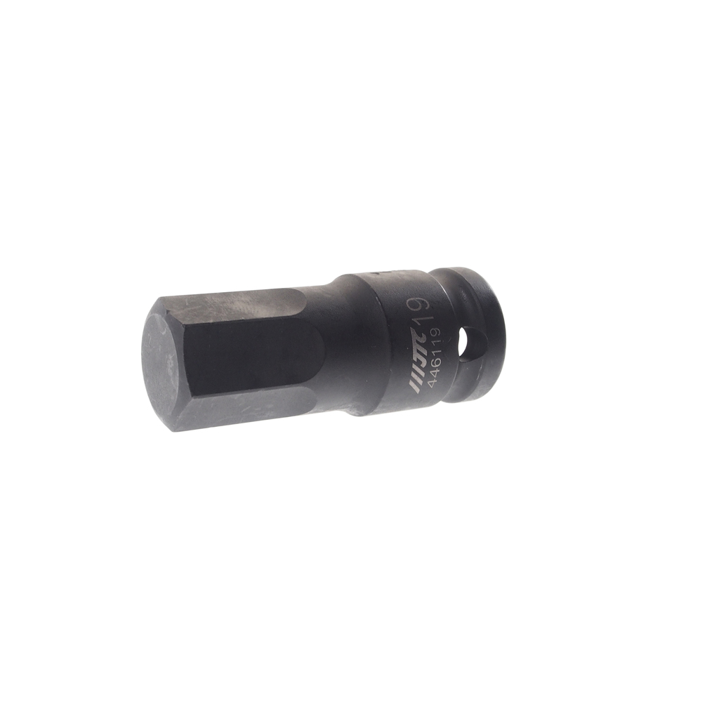 JTC-446119 - Головка торцевая 1/2" HEX H19х25мм ударная L=60мм JTC - 
Материал: SNCM 8660, под ключ 1/2".
Тип: H-19.
Диаметр: 25 мм.
Длина: 60 мм.
