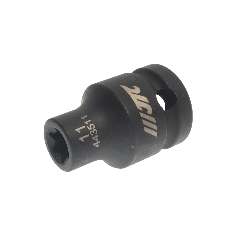 JTC-443511 - Головка торцевая 1/2" TORX E11 ударная JTC - 
6 граней, размер E11.
Изготовлена из высококачественной хром-молибденовой стали.
Присоединительный квадрат: 1/2".
Общая длина: 38 мм.
Габаритные размеры: 15/25/38 (Ш1/Ш2/Д)
