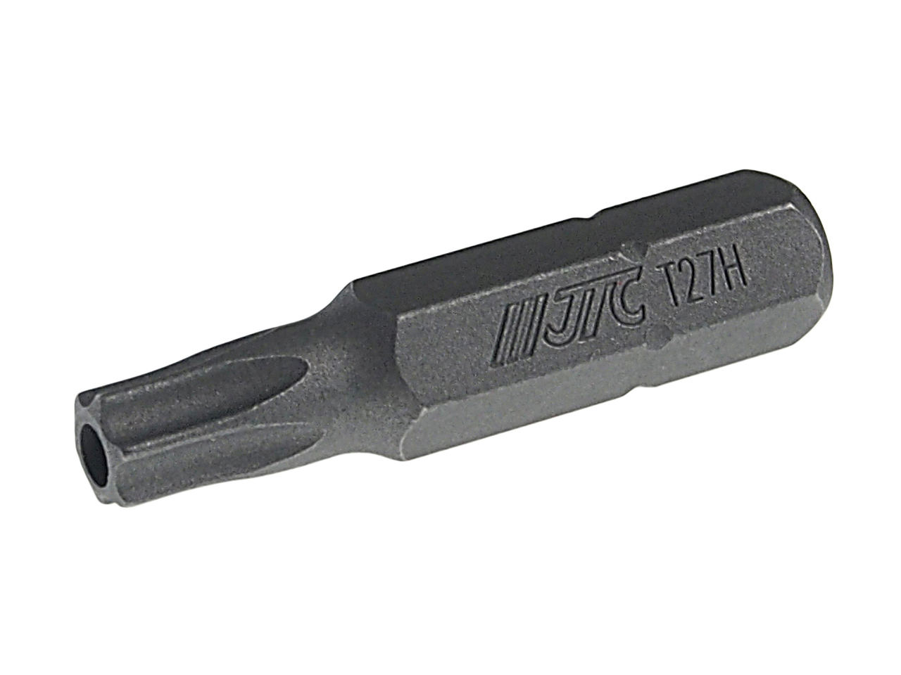 JTC-1143027 - Бита TORX Т27Hх30мм 1/4" DR JTC - 
Материал: S2.
Размер: T27H.
Длина: 30 мм.
Количество шт. в упаковке: 10.
