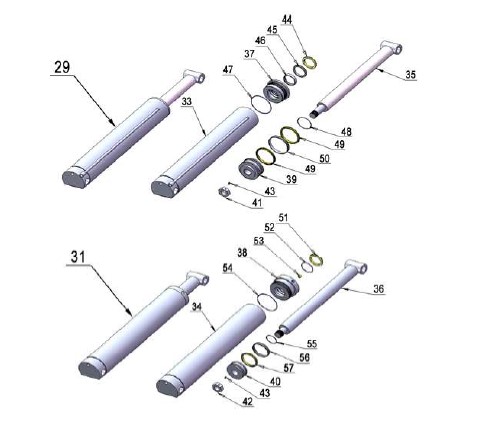 610029A CH350 Ведущий цилиндр для  SX08F (S350F)