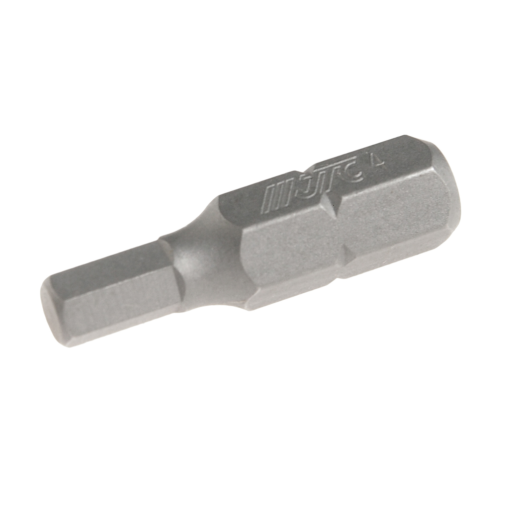JTC-1152504 - Бита HEX H4х25мм 1/4" DR 6-ти гранная S2 JTC - 
Размер: 4 х 25 мм.
Квадрат: 1/4" DR, 6-гранная.
Материал: S2 сталь.
