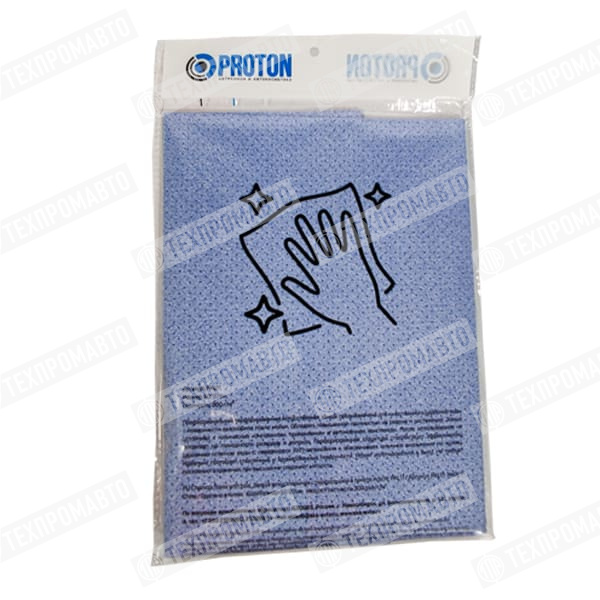 PROTONAUTO PAL11B Замша искусственная перфорированная, синяя, 50*37 см, 300 г/м кв.