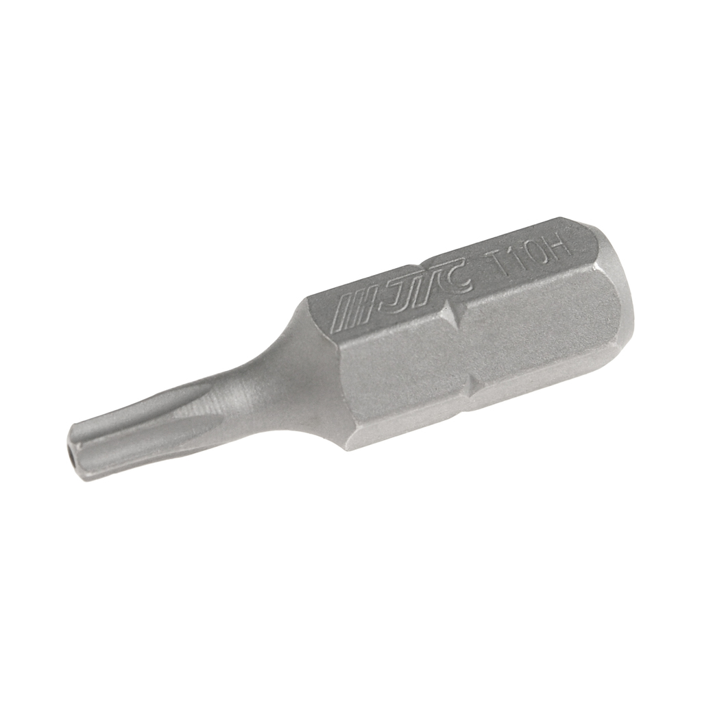 JTC-1142510 - Бита TORX Т10Hх25мм 1/4" DR JTC - 
Размер: Т10H х 25 мм.
Квадрат: 1/4" DR.
Материал: S2 сталь.
Тип: TORX.
