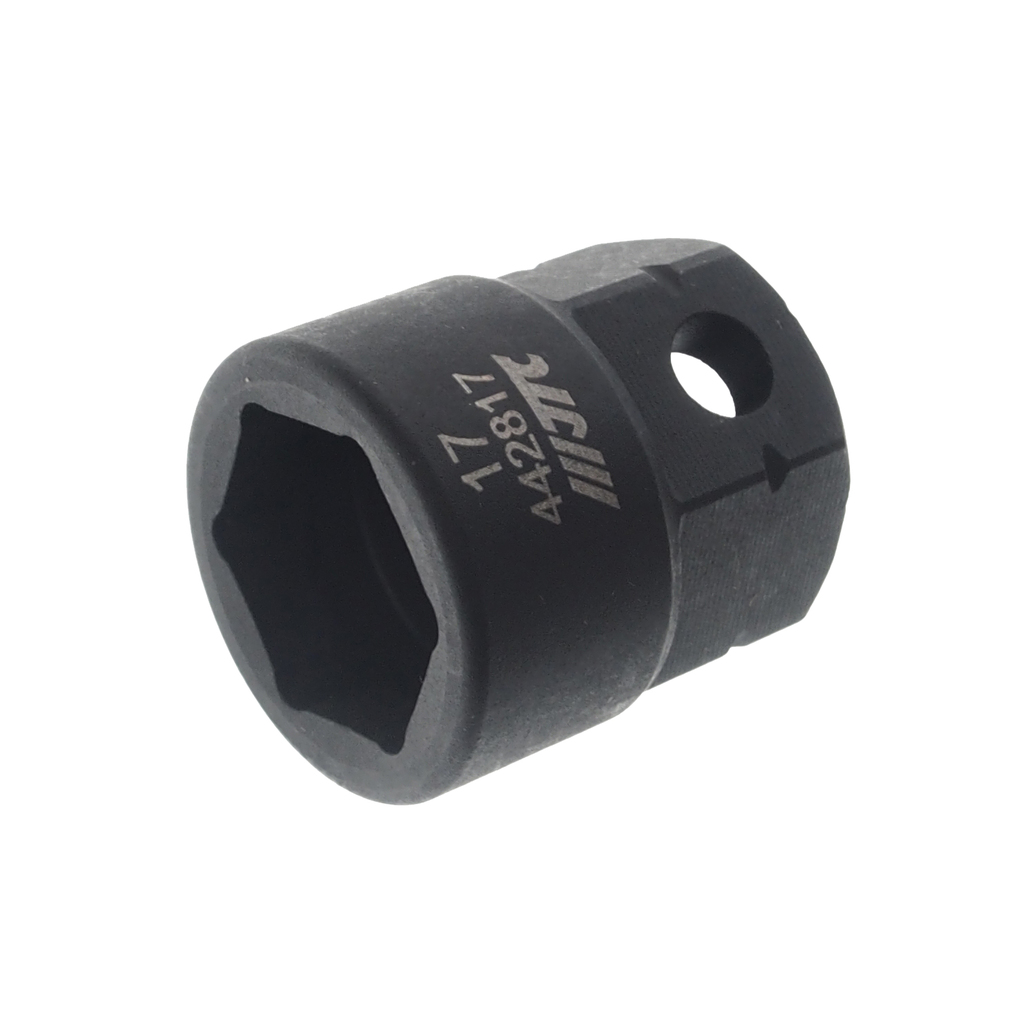 JTC-442817 - Головка торцевая 1/2" 17мм ударная мини L=28мм JTC - 
Изготовлены из высококачественной хромомолибденовой стали.
6 граней, метрический размер.



S: 17
А: 22
С: 26
L: 28


