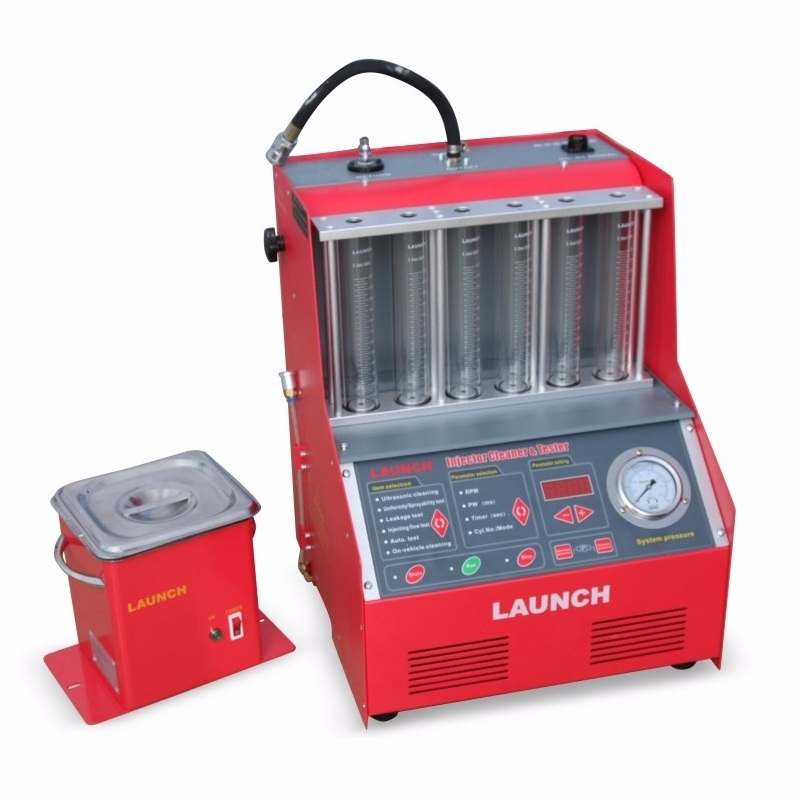 LNC-028 Launch CNC 602 - Установка для тестирования 
и очистки форсунок + 2 канистры жидкости