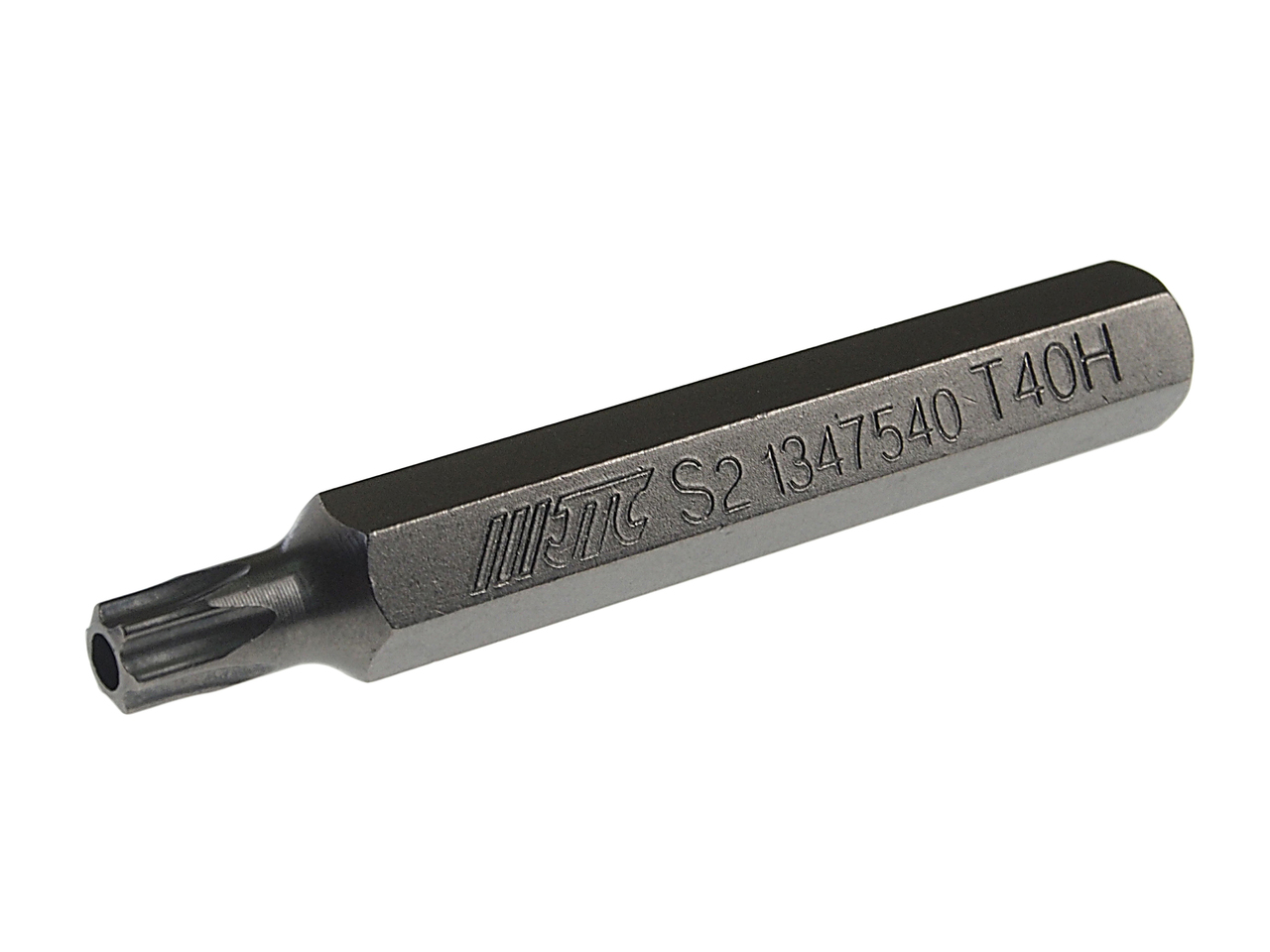 JTC-1347540 - Бита TORX Т40Hх75мм 10мм удлиненная S2 JTC - 
Материал: S2.
Размер: Т40Н.
Длина: 75 мм.
Количество шт. в упаковке: 10.
