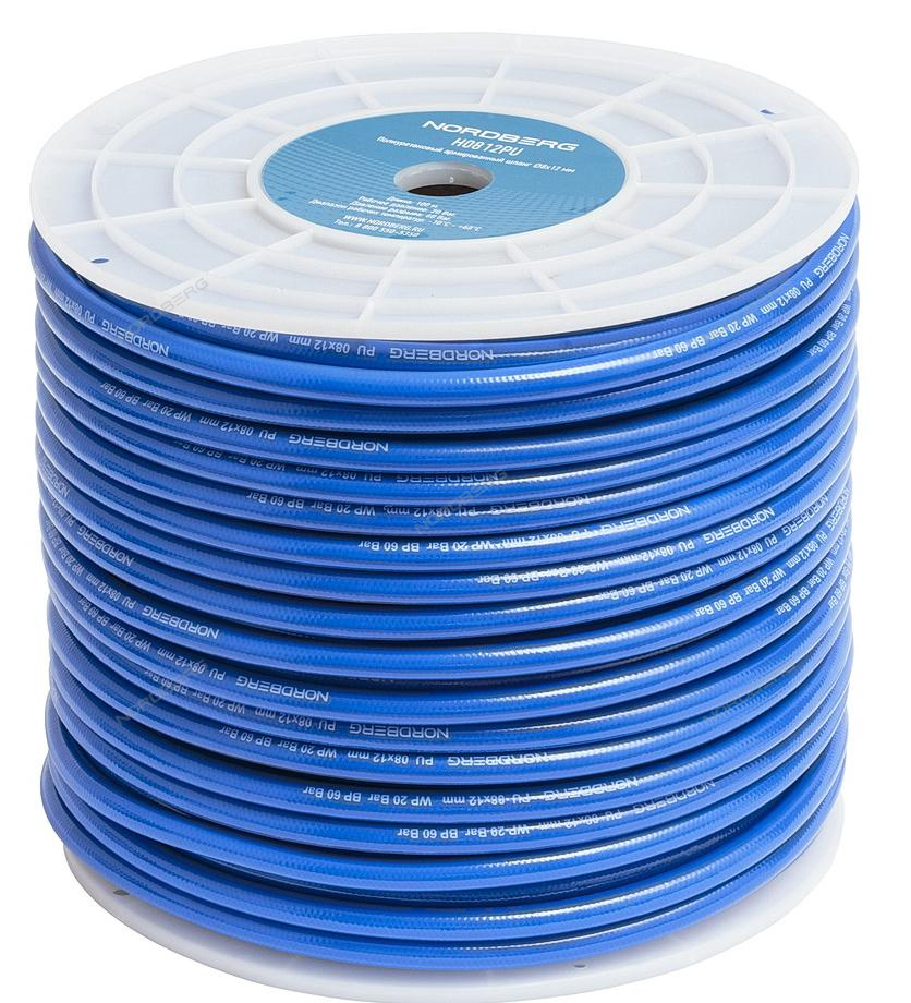 Шланг воздушный ПУ диам. 8х12мм 1м. NORDBERG H0812PU