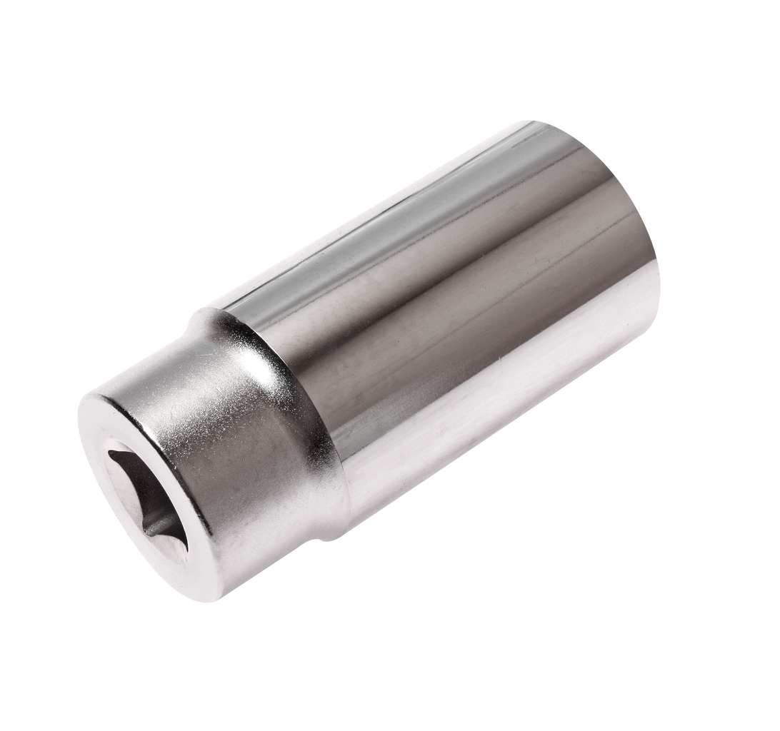 JTC-47627 - Головка торцевая 1/2" 27мм глубокая L=76мм JTC - 
  6 граней, метрический размер. 
  Изготовлена из закаленной хром-ванадиевой стали.    
  Размер: 1/2&rdquo;х27 мм.
  Общая длина: 76 мм.    
  Количество в оптовой упаковке: 10 шт. и 80 ш