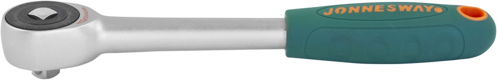 R6602 Рукоятка трещоточная ротационная со сквозным приводом 1/4"DR, 60 зубцов, 180 мм