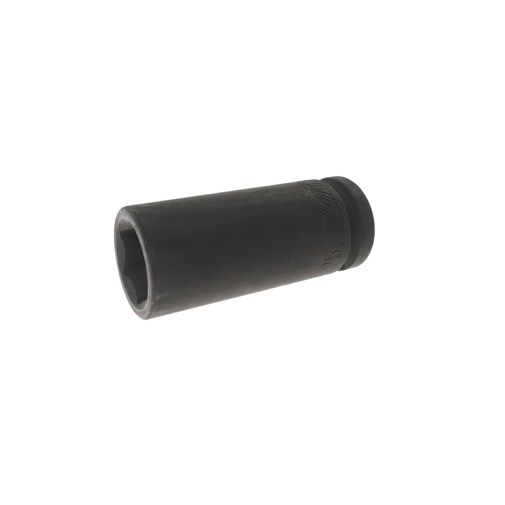 JTC-649025 - Головка торцевая 3/4" 25мм ударная глубокая L=90мм JTC - 
6 граней, метрический размер.
Изготовлена из высококачественной хром-молибденовой стали.
Размер: 3/4"х25 мм.
Общая длина: 90 мм.

