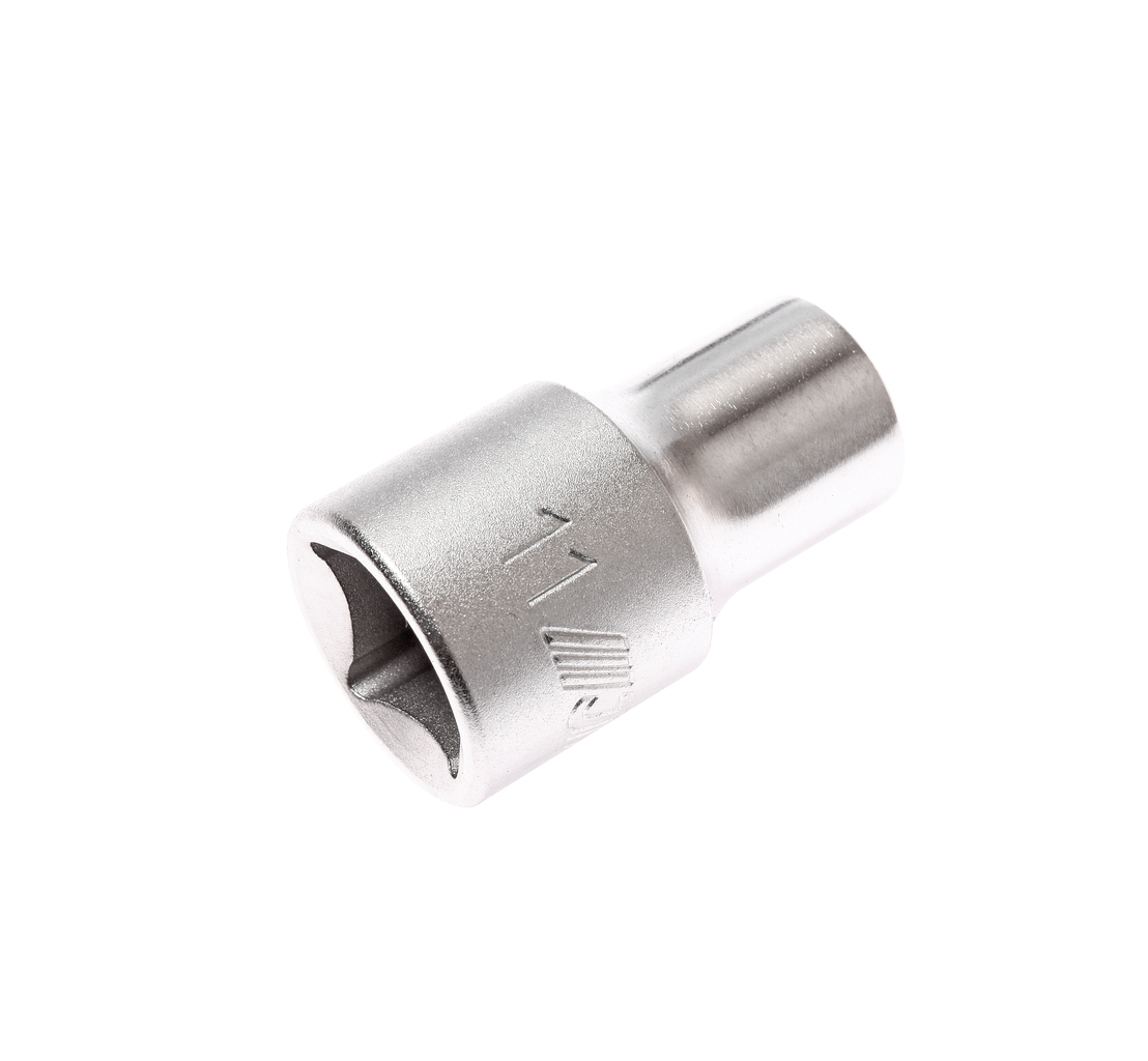 JTC-43911 - Головка торцевая 1/2" 11мм 12-ти гранная L=38мм JTC -  
  12 граней, метрический размер. 
  Изготовлена из закаленной хром-ванадиевой стали. 
  Размер: 1/2&rdquo;х11 мм.
  Длина: 38 мм. 
  Количество в оптовой упаковке: 10 шт. и 200 шт. 