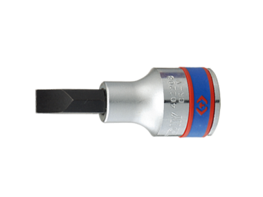 Насадка (бита) торцевая  KING TONY 402210 Slotted 1/2” L=60мм 1,6х10 мм