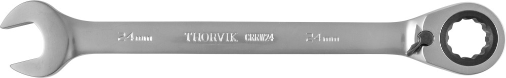 CRRW24 Ключ гаечный комбинированный трещоточный с реверсом, 24 мм