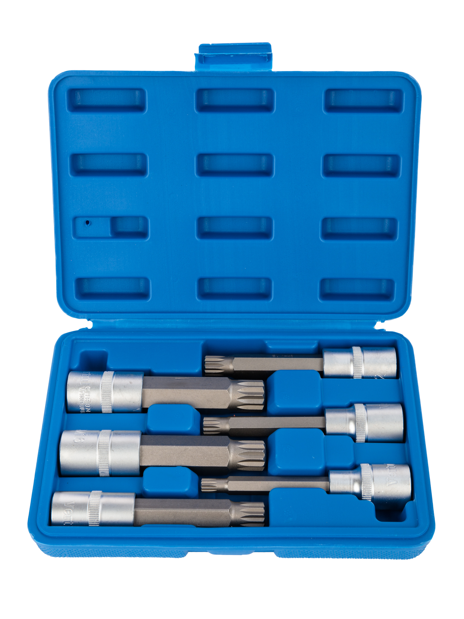 Набор головок 1/2″ со вставкой SPLINE 100 мм. 6 пр. VR50198