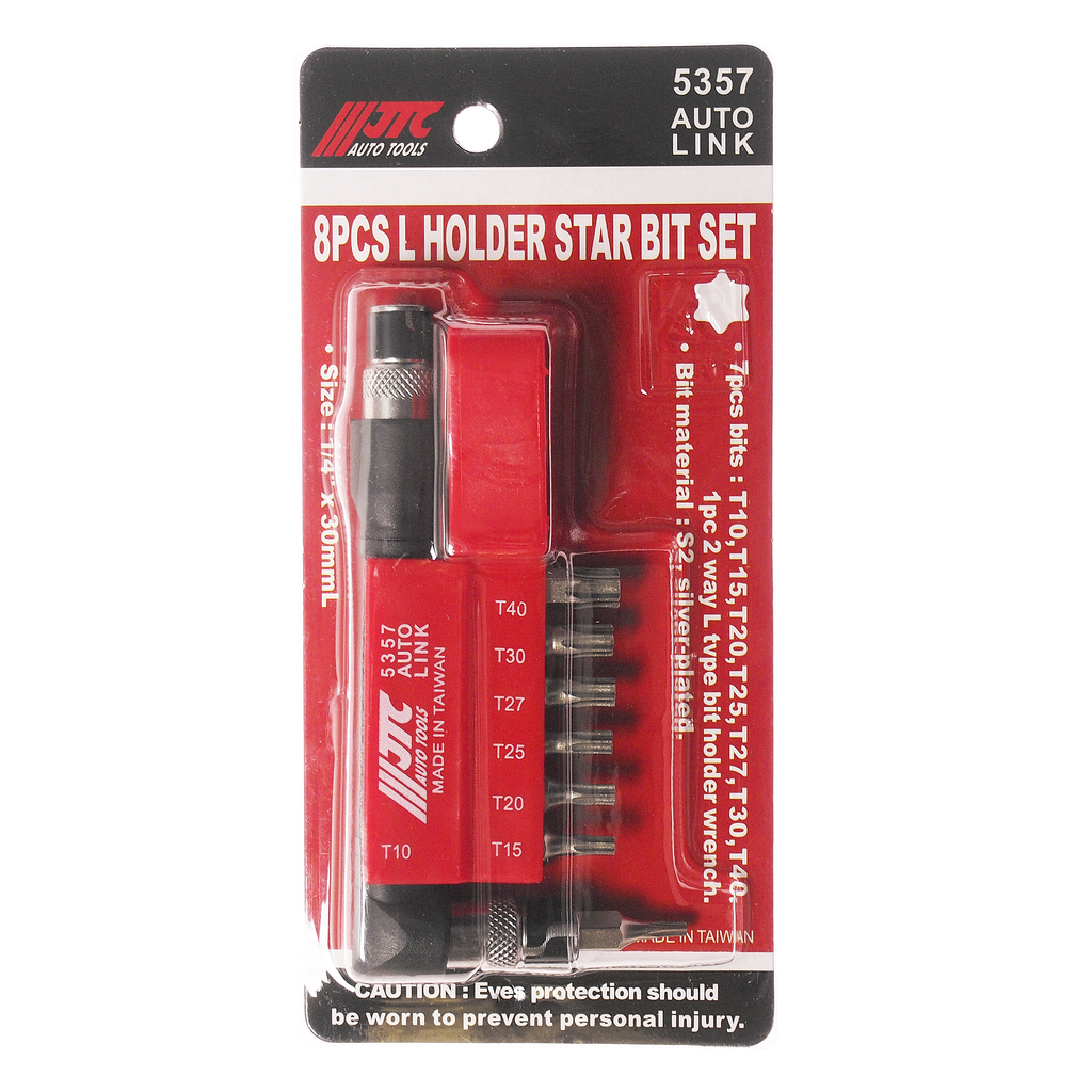 JTC-5357 - Набор бит 1/4" TORX Т10-Т40 с Г-образным держателем 8 предметов JTC - Набор Бит-вставок 1/4" DR Т10, Т15, Т20, Т25, Т27, Т30, Т40 и Г-образным держателем 8 пр. JTC


Материал: Сталь S2
Поверхность посеребрянная
Размер: 30 мм
