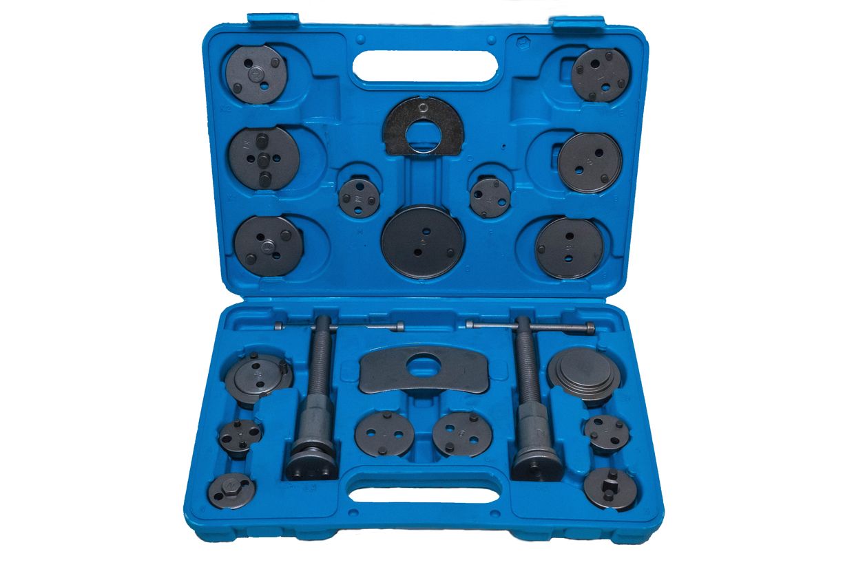 Универсальный набор для сведения тормозных цилиндров 21пр. Vertul VR50061