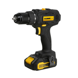 TC-CD797 Дрель-шуруповёрт аккумуляторная TECHNICOM TC-CD797, 20В, 2Ач, 2-13мм диаметр патрона, 2 скорости 0-400/0-1500 об/мин, 25+1 ступеней крутящего момента