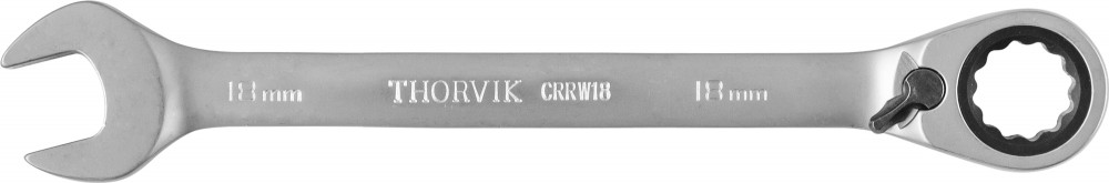 CRRW18 Ключ гаечный комбинированный трещоточный с реверсом, 18 мм