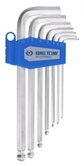 Набор Г-образных шестигранников с шаровым окончанием, 7 предметов KING TONY 20107MR01
