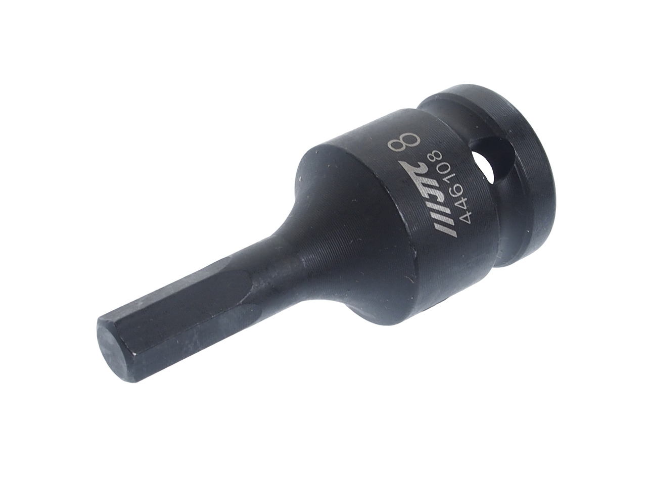 JTC-446108 - Бита-головка 1/2" HEX H8х25мм ударная L=60мм JTC - 
Материал: SNCM 8660, под ключ 1/2".
Тип: H-8.
Диаметр: 25 мм.
Длина: 60 мм.
