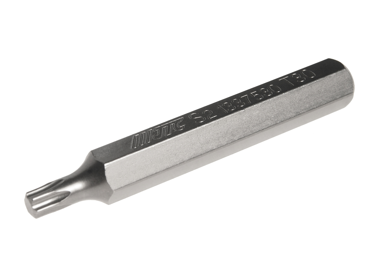 JTC-1337530 - Бита TORX Т30х75мм 10мм удлиненная S2 JTC - 
Размер: Т30 х 75 мм., удлиненная TORX.
Длина насадки: 10 мм.
Материал: S2 сталь.
