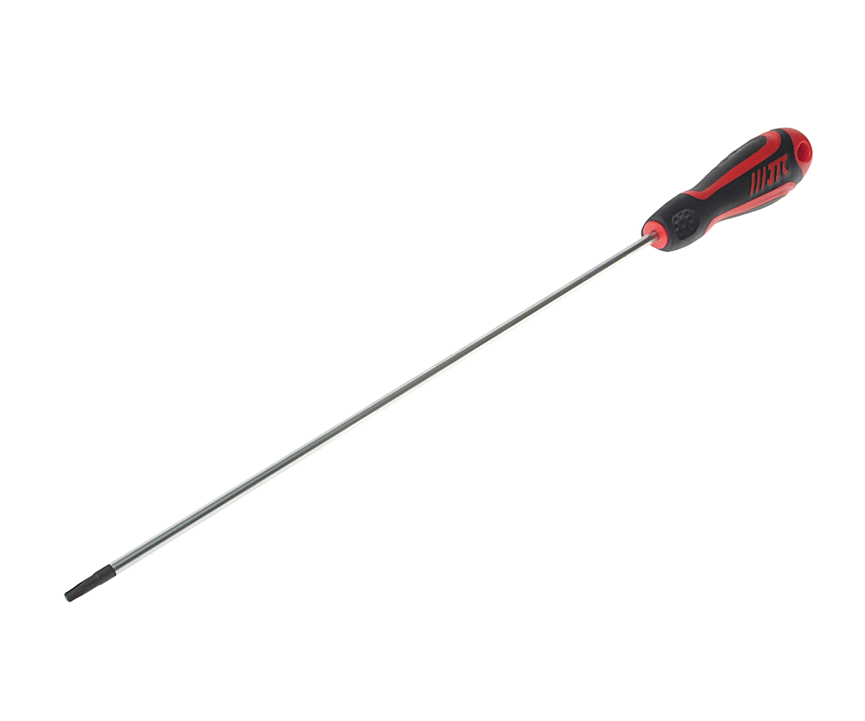 JTC-7696 - Отвертка TORX T15х250мм удлиненная JTC - 
Материал: SNCM8660.
Черный наконечник.
Двухцветная ручка изготовлена из полипропилена и ТПВ полимера дпя предотвращения возникновения коррозии от нефтепродуктов и химических растворов.
Соответствует меж