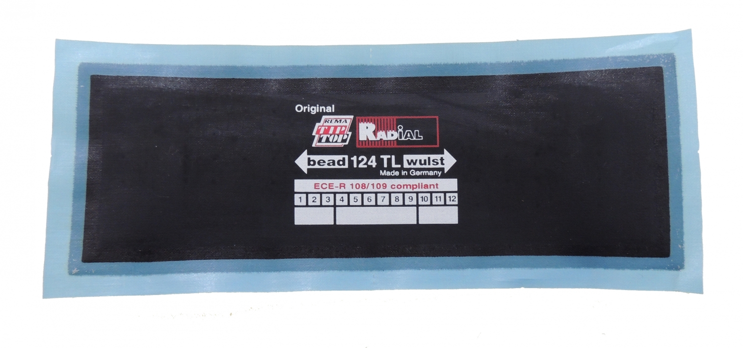 CLIPPER ЗАПЛАТА 512 1245 кордовая для бок порезов 124 75*220мм