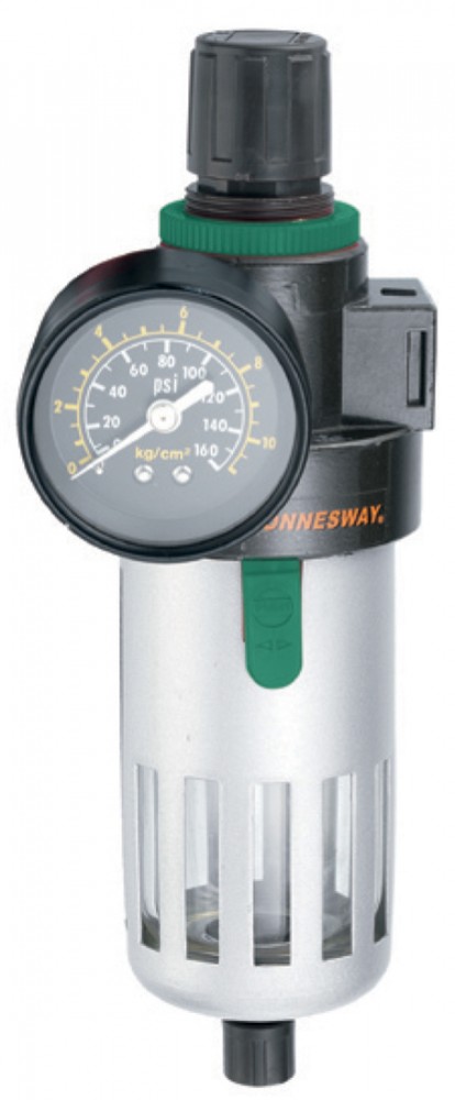 JAZ-0532 Фильтр-сепаратор с регулятором давления для пневматического инструмента 1/4"