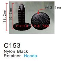 Клипса для крепления внутренней обшивки а/м Хендай/ Хонда пластиковая (100шт/уп.) Forsage клипса C0153(Hyundai)/Honda)