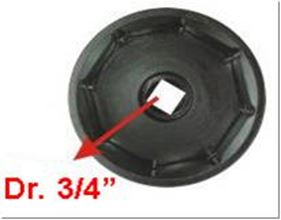 Съемник ступичных колпаков для SCANIA (3/4", 8-гран., 95мм) HCB A1050-8