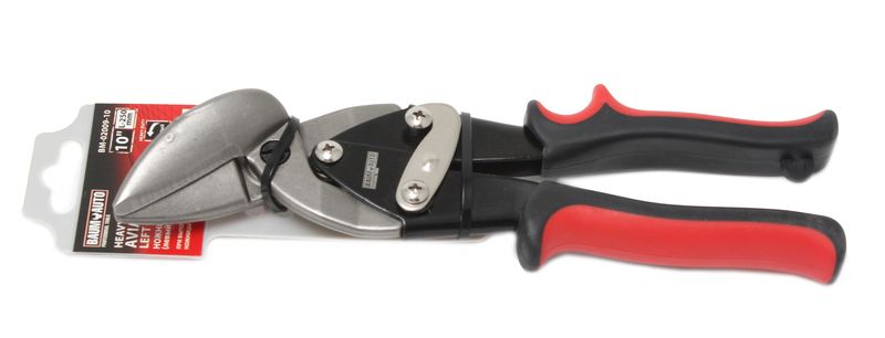 Ножницы по металлу "правый рез" 10" - 255мм, на пластиковом держателе BaumAuto BM-02006-10