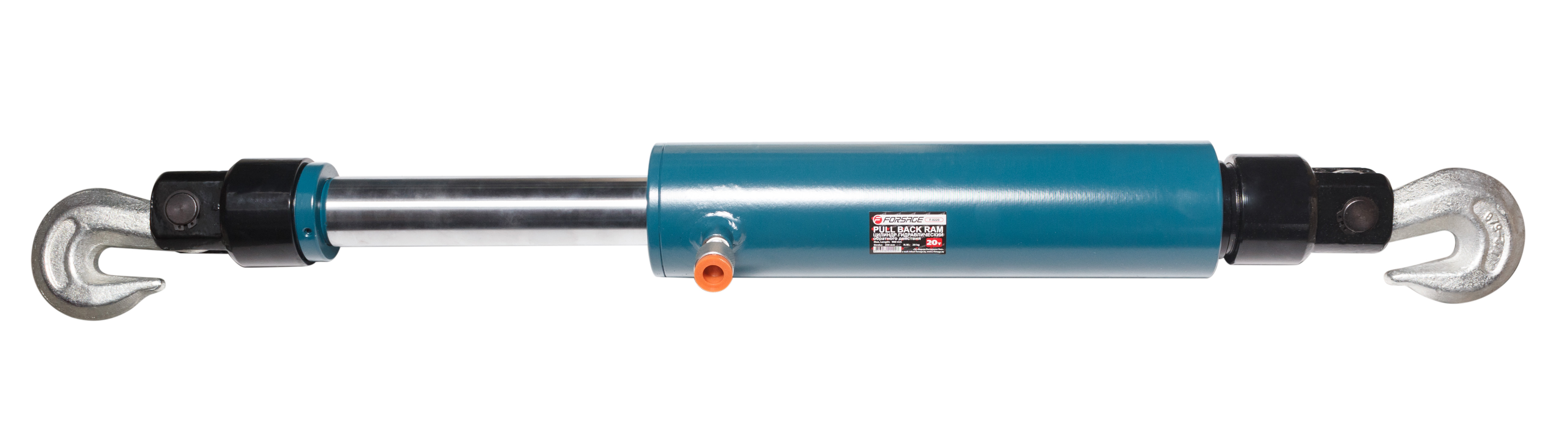 Цилиндр гидравлический обратного действия 20т (ход штока - 200мм, длина общая - 980мм) Forsage F-0220