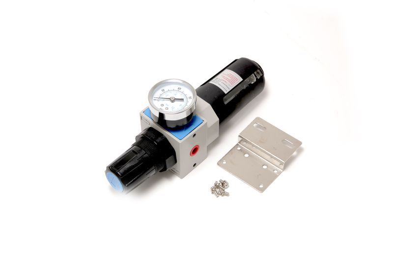 Фильтр-регулятор с индикатором давления для пневмосистем "Profi" 3/8" (пропускная способность:1300 л/мин,16bar, температура воздуха: 5° до 60°,5мк)