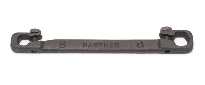 Ключ для тормозных трубок с зажимом 10х12мм Partner PA-7511012C