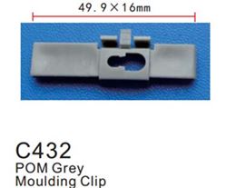 Клипса для крепления внутренней обшивки а/м GM пластиковая (100шт/уп.) Forsage F-C432( GM )