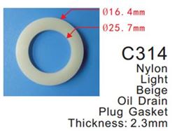 Клипса для крепления внутренней обшивки а/м универсальная пластиковая (100шт/уп.) Forsage клипса C0314(universal)