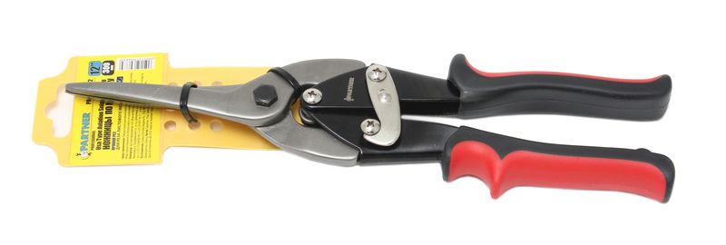 Ножницы по металлу "прямой рез" 12" - 300мм, на пластиковом держателе Partner PA-02012-12