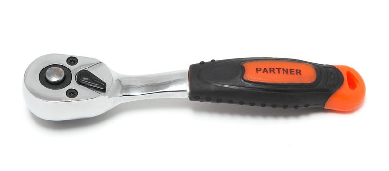1/4" Трещотка с прорезиненной ручкой (72 зуба) Partner PA-80272