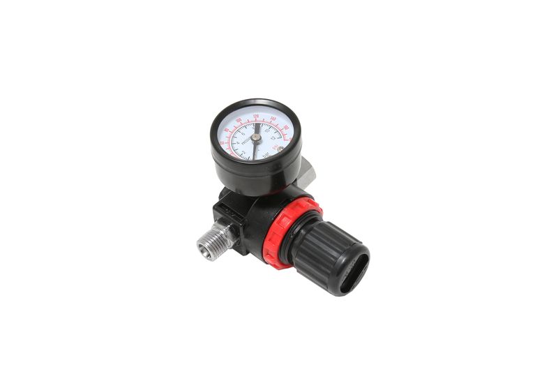 Регулятор давления воздуха с индикатором 1/4"(F)x1/4"(M) (0-12bar, нижнее расположение регулятора) Partner PA-2381