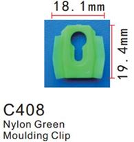 Клипса для крепления внутренней обшивки а/м GM пластиковая (100шт/уп.) Forsage F-C408( GM )