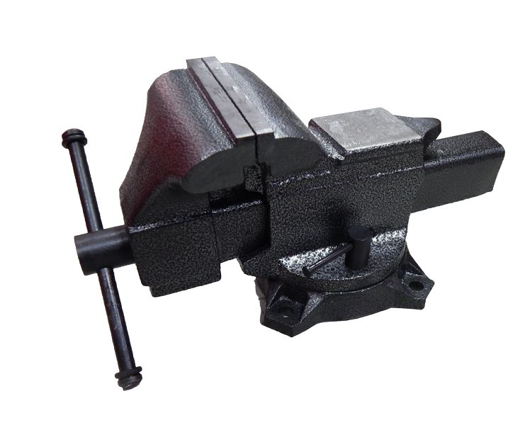 Тиски стальные поворотные с наковальней  4" - 100мм Forsage F-6540204A( 6540204)
