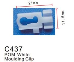 Клипса для крепления внутренней обшивки а/м GM пластиковая (100шт/уп.) Forsage клипса C0437( GM )