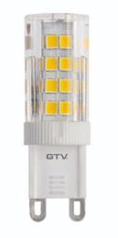 Лампочка светодиодная G9, SMD 2835, 3000K, 3,5W, AC220-240V, 360град, 320lm, 38mA GTV LD-G9P35W-30