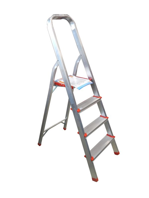 Лестница-стремянка алюминиевая (4 ступеньки, максимальная высота-780мм) Partner 50517
