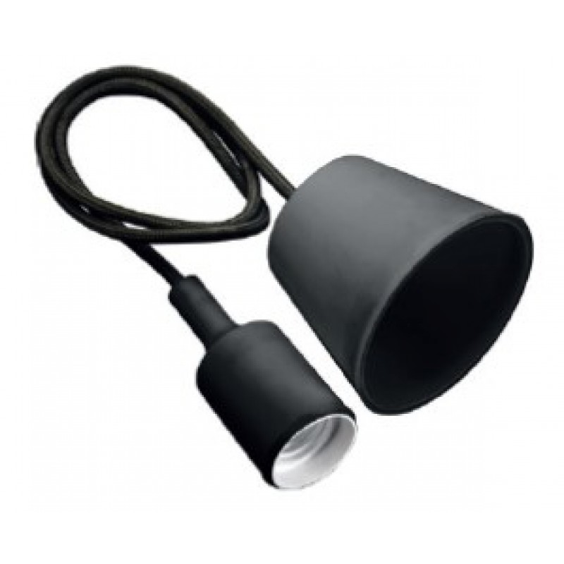 Светильник подвесной MINIO (для ламп Е27, max 60W, IP20, AC220-240V, кабель 1м, черный) GTV OS-MINIOE27-20